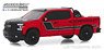 2019 Chevrolet Silverado in Red with Safety Equipment in Truck Bed (ミニカー)