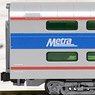 Bi-Level Car Chicago Metra Coach #7836 (Model Train)