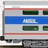 Bi-Level Car Chicago Metra Coach #7848 (Model Train)