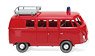 (HO) Fire Brigade - VW T1 (Type 2) Bus (Model Train)