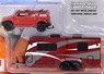 Truck and Trailer 2004 Hummer H2 Camper Trailer Victory Red (ミニカー)