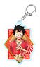 One Piece Break Time Acrylic Key Ring Luffy (Anime Toy)