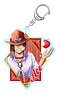 One Piece Break Time Acrylic Key Ring Ace (Anime Toy)