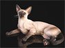 Siamese Cat Sitting Sideways C (Fashion Doll)