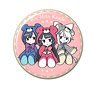 Nijisanji Unit Can Badge (Bear Ver.) Team JK (Mito Tsukino & Rin Shizuka & Kaede Higuchi) (Anime Toy)