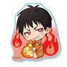 Gyugyutto Acrylic Badge Fire Force/Shinra Kusakabe (Anime Toy)