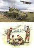 Collaboration Set M22 Locust (T9E1) Airborne Tank (British Version) and British Airborne 1944 Part2 (MB3534+CB35161) (Plastic model)