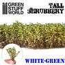 Tall Shrubbery - White Green (Material)