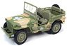 1941 Jeep Willy Army Medic (Camouflage) (Diecast Car)