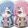 Re:Zero -Starting Life in Another World- Trading Chibi Chara Metallic Can Badge (Set of 8) (Anime Toy)