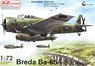 Breda BA-65 A-80 `Nibbio` Over Spain (Plastic model)