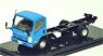 Isuzu NP Series Chassis and Cab Blue (Diecast Car)