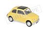 Fiat 500 L 1968 Yellow (Diecast Car)