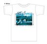 Street Fighter II Japan Limited Bottle T-shirt A / White M (Anime Toy)