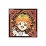 The Promised Neverland Art Nouveau Series Square Can Badge Vol.2 Emma A (Anime Toy)