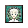 The Promised Neverland Art Nouveau Series Square Can Badge Vol.2 Norman A (Anime Toy)
