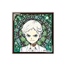 The Promised Neverland Art Nouveau Series Square Can Badge Vol.2 Norman B (Anime Toy)