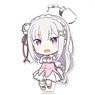 OVA Re:Zero -Starting Life in Another World- Memory Snow Puni Colle! Key Ring (w/Stand) Emilia (Anime Toy)