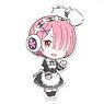 OVA Re:Zero -Starting Life in Another World- Memory Snow Puni Colle! Key Ring (w/Stand) Ram (Anime Toy)
