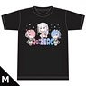 IOVA Re:Zero -Starting Life in Another World- Memory Snow T-Shirts [Emilia & Rem & Ram] M Size (Anime Toy)