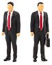 Figure Police Officer VIP Security Police Male Member (2 Type Set) (Diecast Car)