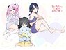 Watamote Especially Illustrated B2 Tapestry [Pajamas Party Ver.] (Anime Toy)