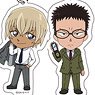 Detective Conan Puzzle Banjou no Cross Chain Acrylic Key Ring Vol.5 (Set of 8) (Anime Toy)