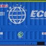 Private Owner Container Type U47A-38000 (Nippon Express / Blue) (2 Pieces) (Model Train)