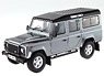 Land Rover Defender 110 RHD Diecast Chassis Silver (Diecast Car)