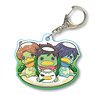 Gochi-chara Acrylic Key Ring Sarazanmai Kappa Assembly (Anime Toy)