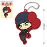 Detective Conan Rubber Key Ring (Balloon Akai) (Anime Toy)