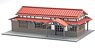 1/150 Scale Paper Model Kit Station Series 23 : Regional Station Building / Uzennarita Station Type (Unassembled Kit) (Model Train)