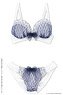 AZO2 G Bust Lacey Brassiere Shorts Set (Cool Navy) (Fashion Doll)