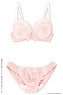AZO2 G Bust Lacey Brassiere Shorts Set (Macaroon Pink) (Fashion Doll)