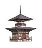 Honpo-Ji Pagoda (Paper Craft)