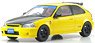 Honda Civic Type R (EK9) Spoon (Yellow) Hong Kong Exclusive Model (Diecast Car)