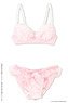 AZO2 C Bust Chantilly Brassiere Shorts Set (Lovely Pink) (Fashion Doll)