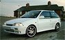 Suzuki Swift (Cultus) 1989 White RHD (Diecast Car)