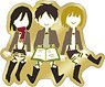 [Attack on Titan] Pins/Eren & Mikasa & Armin Yuru Palette (Anime Toy)