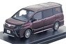 Toyota Voxy Hybrid ZS (2019) Bordeaux Mica Metallic (Diecast Car)