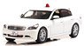 Nissan Skyline 350GT (V36) Saitama Prefecture Police Department Expressway Traffic Police Unit Vehicle (Unmarked Patrol Car White) (Diecast Car)