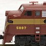 Pennsylvania Railroad E8A Tuscan Red 5 Stripe #5887 (Model Train)