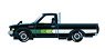 1978 Datsun Truck - (CUSTOM) - Gloss Black (Diecast Car)