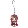 Kono Subarashii Sekai ni Shukufuku o! Kurenai Densetsu [Chara Ride] Chomusuke on Komekko Rubber Strap (Anime Toy)