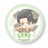Wanko-Meshi Can Badge Attack on Titan Season 3 Levi (Plush) (Anime Toy)