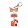 Three Concatenation Key Ring My Hero Academia x Sanrio Characters Eijiro Kirishima x We Are Dinosaurs! (Anime Toy)