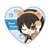 Nekokaburi Heart Can Badge Bungo Stray Dogs/Osamu Dazai (Anime Toy)