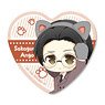 Nekokaburi Heart Can Badge Bungo Stray Dogs/Ango Sakaguchi (Anime Toy)