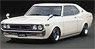 Nissan Laurel 2000SGX (C130) White Hayashi-Wheel (Diecast Car)