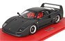 Ferrari F40 1987 Matte Black (without Case) (Diecast Car)